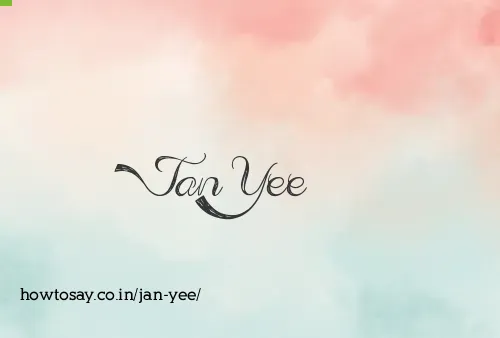 Jan Yee