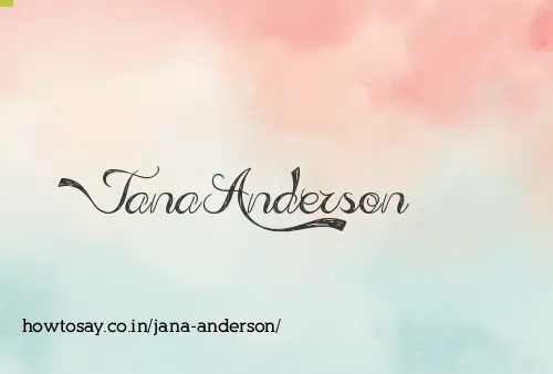 Jana Anderson
