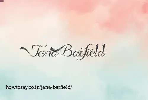 Jana Barfield