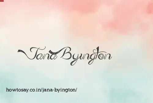 Jana Byington