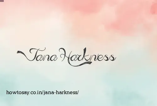 Jana Harkness