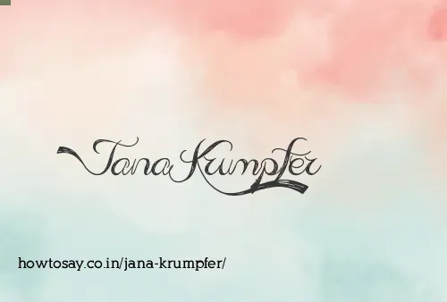 Jana Krumpfer