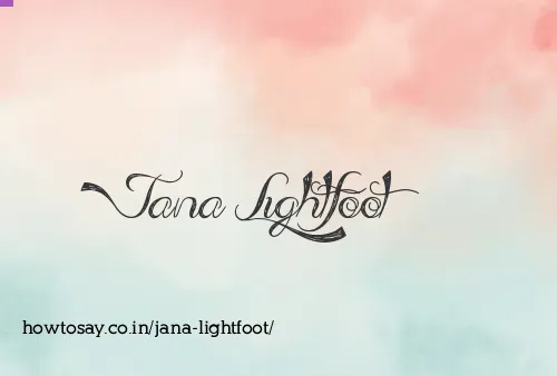 Jana Lightfoot