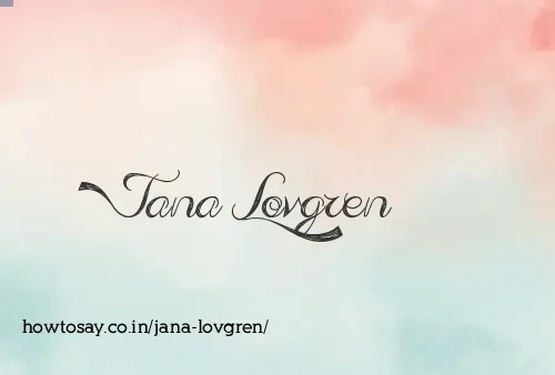 Jana Lovgren