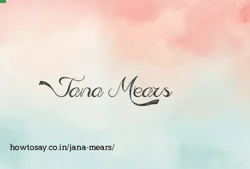 Jana Mears