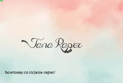 Jana Raper