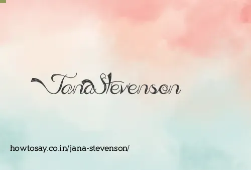 Jana Stevenson