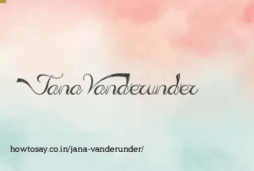 Jana Vanderunder