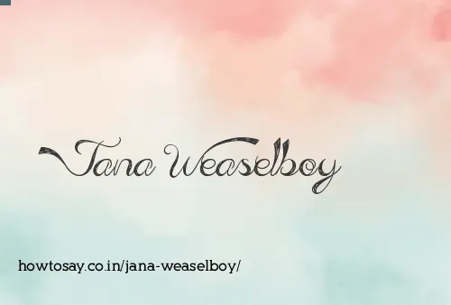 Jana Weaselboy