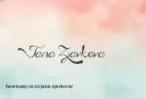 Jana Zjavkova