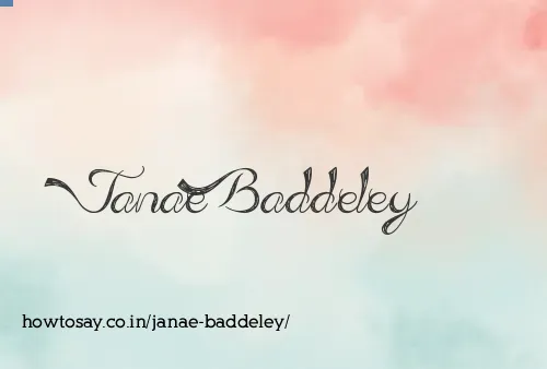 Janae Baddeley