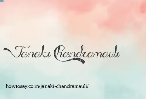 Janaki Chandramauli