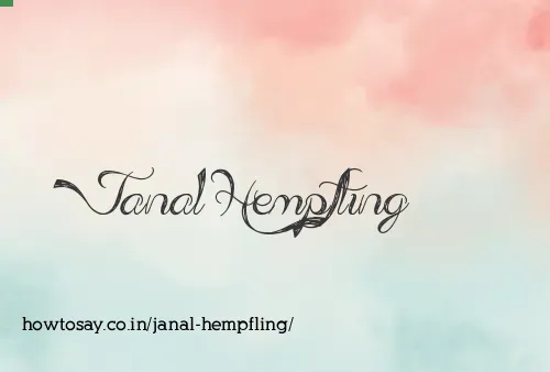 Janal Hempfling