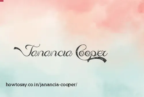 Janancia Cooper