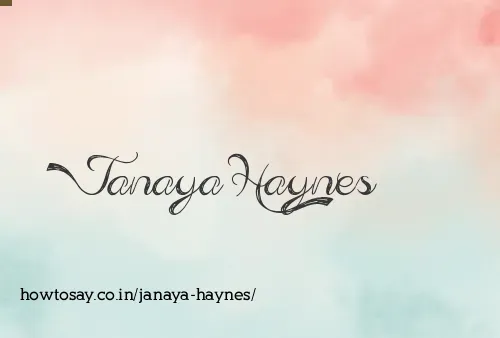 Janaya Haynes