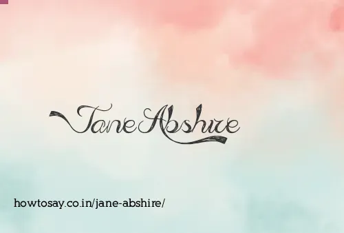 Jane Abshire