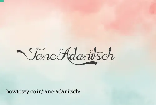 Jane Adanitsch