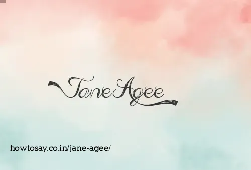 Jane Agee