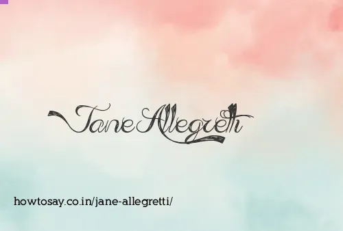 Jane Allegretti