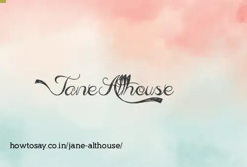 Jane Althouse
