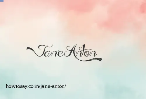 Jane Anton