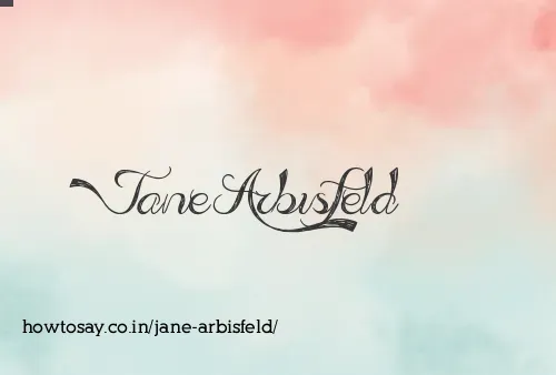 Jane Arbisfeld