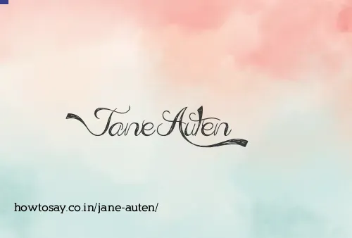Jane Auten