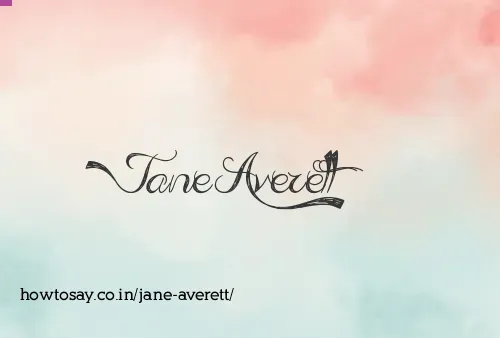 Jane Averett
