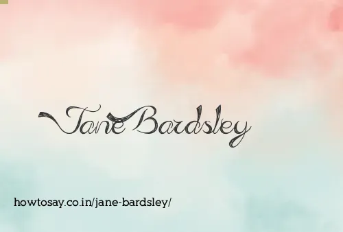 Jane Bardsley