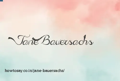 Jane Bauersachs