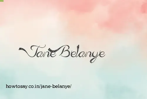 Jane Belanye