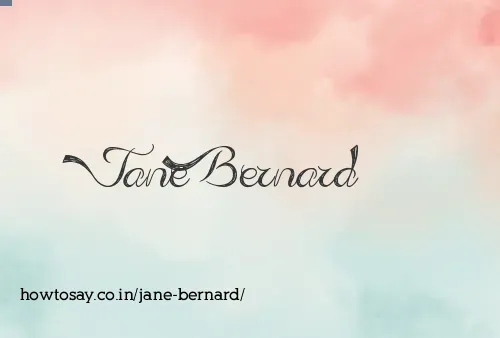 Jane Bernard