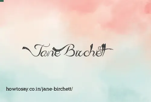 Jane Birchett
