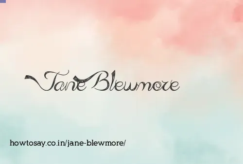 Jane Blewmore