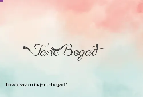 Jane Bogart