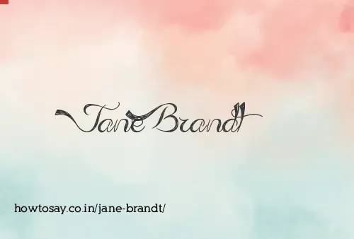 Jane Brandt