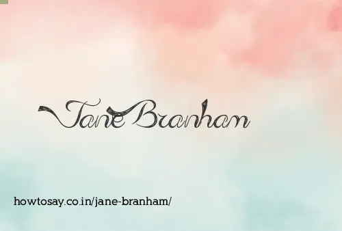 Jane Branham