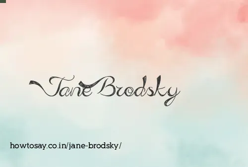 Jane Brodsky