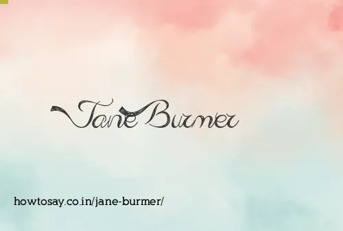 Jane Burmer
