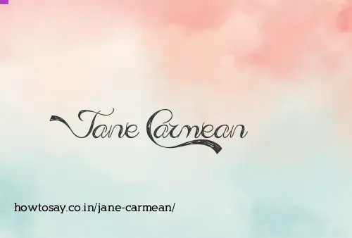Jane Carmean