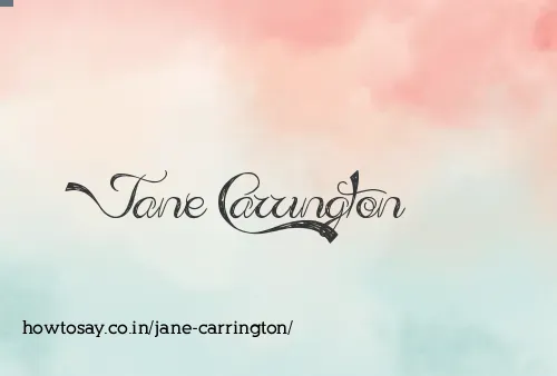 Jane Carrington