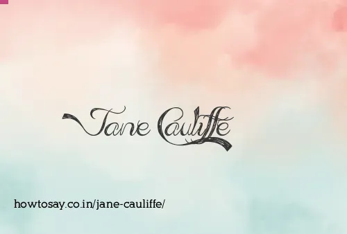 Jane Cauliffe