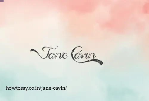 Jane Cavin