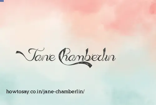 Jane Chamberlin