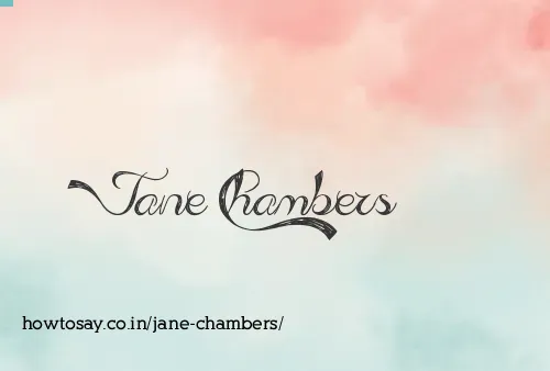 Jane Chambers