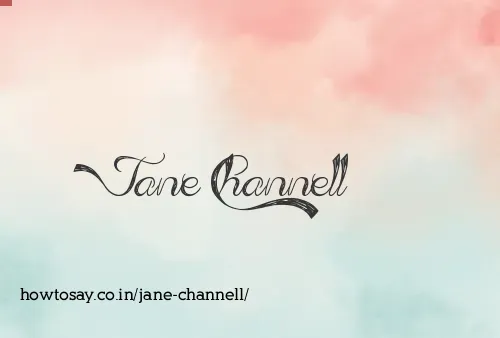Jane Channell