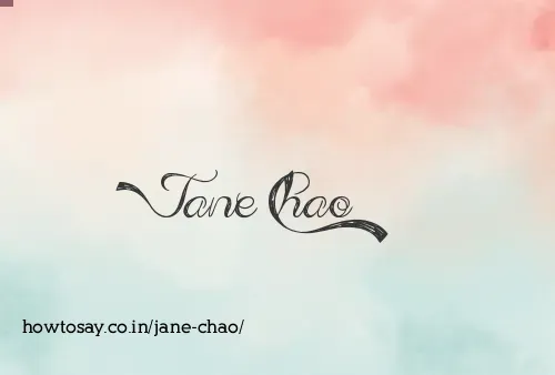 Jane Chao