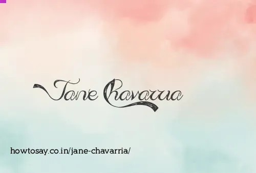 Jane Chavarria