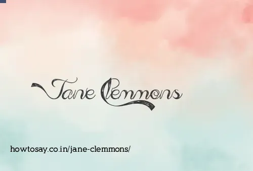 Jane Clemmons
