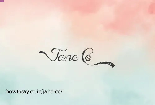 Jane Co
